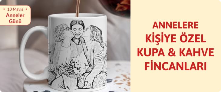 Anneler Günü Kupa Bardak
