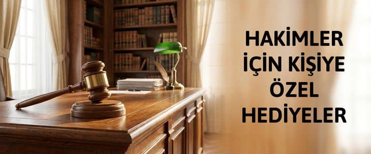 HAKİMLER İÇİN KİŞİYE ÖZEL HEDİYELER