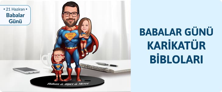 Babalar Günü Karikatür Biblolar