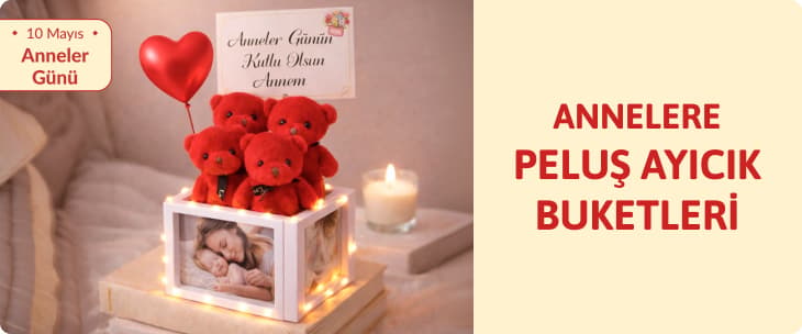 Anneler Günü Ayıcık Buketleri