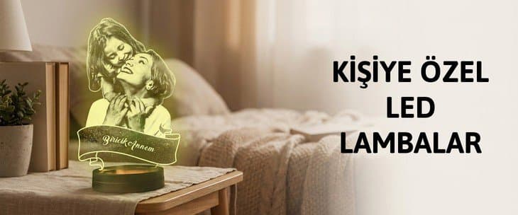KİŞİYE ÖZEL LED LAMBALAR