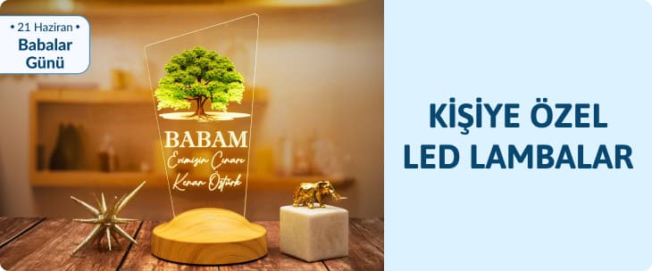 Babalar Günü Hediye Led Lamba