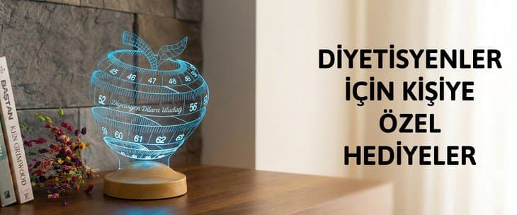 DİYETİSYENLER İÇİN KİŞİYE ÖZEL HEDİYELER