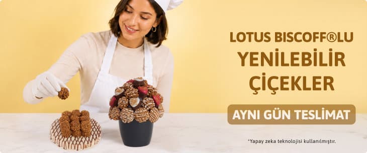 LOTUS YENİLEBİLİR ÇİÇEKLER