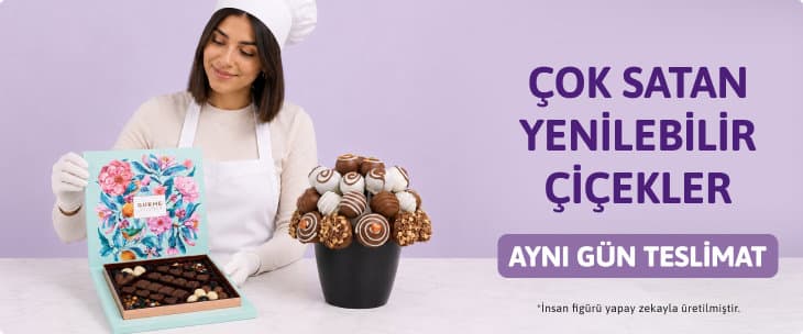 ÇOK SATAN YENİLEBİLİR ÇİÇEKLER