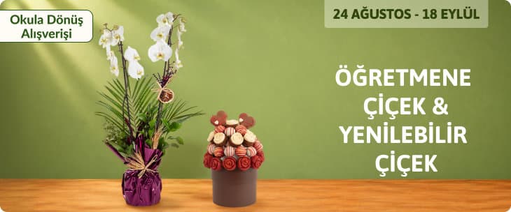 Öğretmene Çiçek & Yenilebilir Çiçek 18