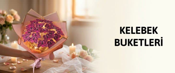 KELEBEK BUKETLERİ